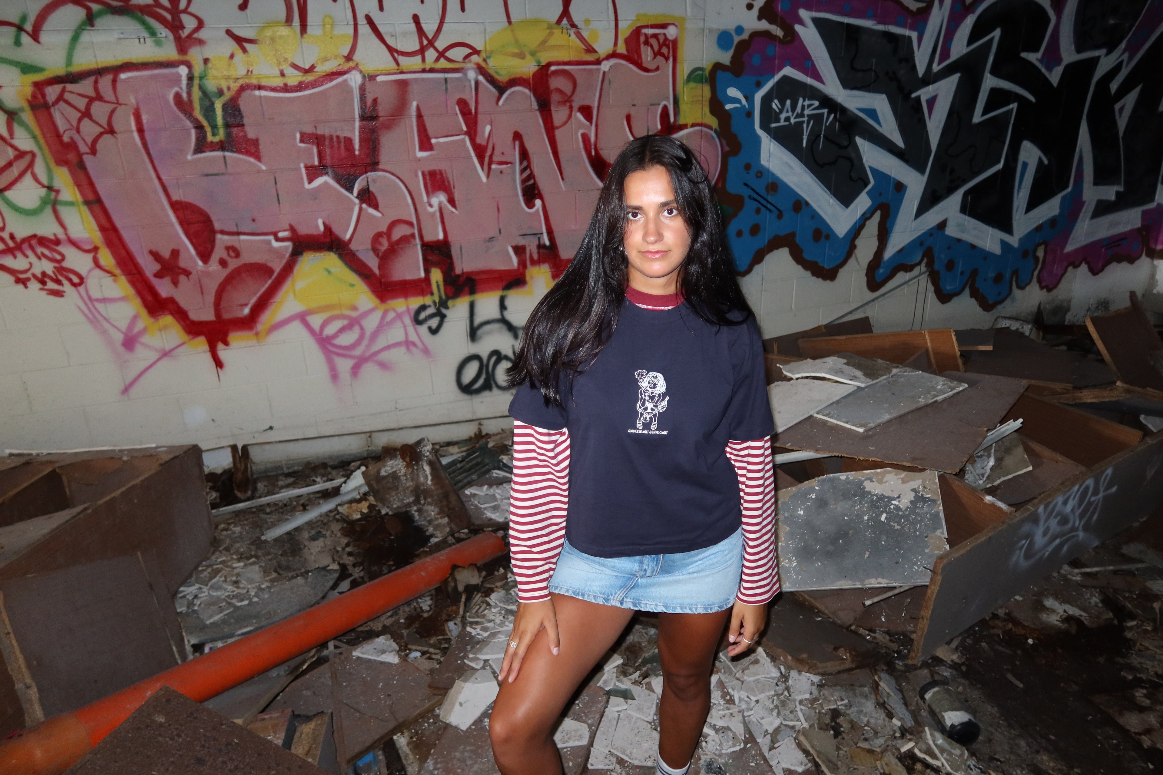 BATHROOM BREAK Women's Tee.